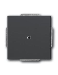 1749-885^POKRYWA Z PIERŚCIENIEM NOŚNYM DO WYPROWADZENIA PRZEWODÓW. -FUTURE-CZARNY MATOWY