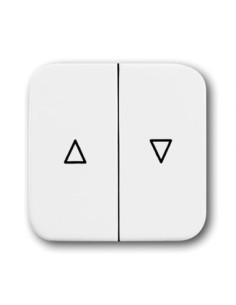 2504-214-500^KLAWISZ DO WYŁĄCZNIKÓW: ŚWIECZNIKOWEGO PODWÓJNEGO SCHODOWEGO I PODWÓJNEGO ZWIERNEGO. -REFLEX-BIAŁY ALPEJSKI