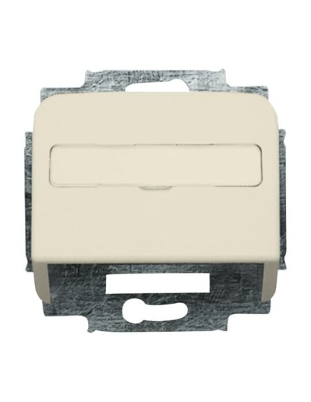 1758-212^POKRYWA Z PIERŚCIENIEM NOŚNYM DO ZŁĄCZ TELEINFORMATYCZNYCH. -BUSCH-DURO-KOŚĆ SŁONIOWA