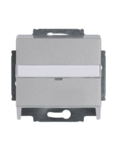 1758-83^POKRYWA Z PIERŚCIENIEM NOŚNYM DO ZŁĄCZ TELEINFORMATYCZNYCH. -FUTURE-ALUMINIOWO SREBRNY