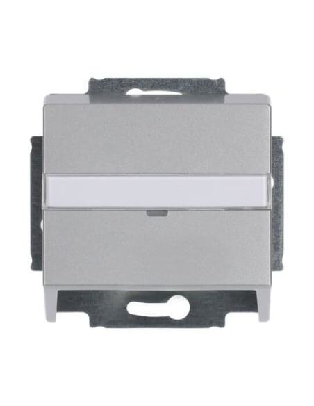 1758-83^POKRYWA Z PIERŚCIENIEM NOŚNYM DO ZŁĄCZ TELEINFORMATYCZNYCH. -FUTURE-ALUMINIOWO SREBRNY