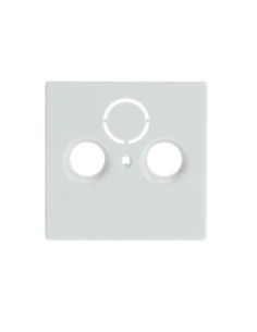 1743-84-500^POKRYWA DO GNIAZD ANTENOWYCH Z 2 PRZYŁĄCZAMI. RTV SAT. -CARATSOLOAXCENTFUTURE-BIAŁY STUDYJNY