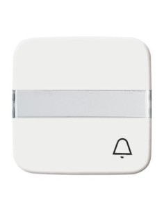 2506 N KI-214^KLAWISZ Z POLEM OPISOWYM Z SYMBOLEM „DZWONEK”. DO PRZYCISKU ZWIERNEGO. -REFLEX-BIAŁY ALPEJSKI