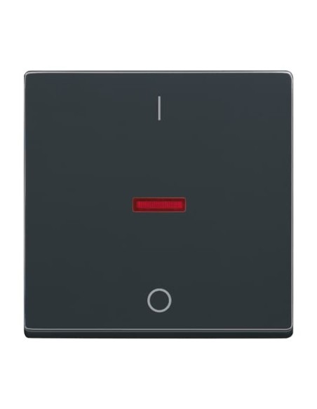 1788-81^KLAWISZ Z NADRUKIEM Z CZERWONYM OKIENKIEM DO WYŁĄCZNIKÓW: 2-BIEGUNOWEGO 3-BIEGUNOWEGO -CARATFUTURE-ANTRACYT