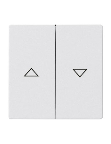 1785 JA-83^KLAWISZ Z NADRUKIEM DO WYŁĄCZNIKA PRZYCISKU ŻALUZJOWEGO. -FUTURE-ALUMINIOWO SREBRNY