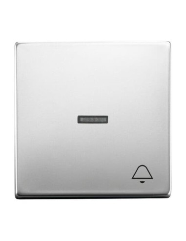 1789 KI-866^KLAWISZ Z SYMBOLEM „DZWONEK” DO PRZYCISKU ZWIERNEGO -PURE-STAL SZLACHETNA