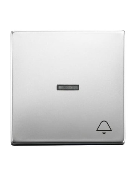 1789 KI-866^KLAWISZ Z SYMBOLEM „DZWONEK” DO PRZYCISKU ZWIERNEGO -PURE-STAL SZLACHETNA