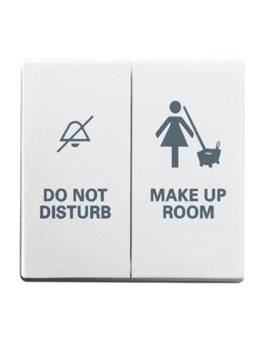 1785 11-83^KLAWISZ Z NADRUKIEM. DO NOT DISTURB MAKE UP ROOM -FUTURE-ALUMINIOWO SREBRNY