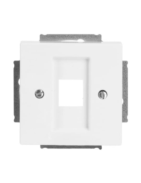 2561-84^Modyłowy nośnik RJ45 pojedynczy biały