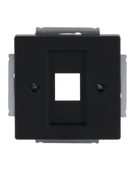 2561-885^Modyłowy nośnik RJ45 pojedynczy czarny mat