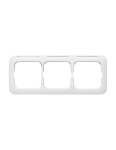 1733 NS-214^RAMKA 3-KROTNA Z OKIENKIEM I POLEM OPISOWYM POZIOMY-REFLEX-BIAŁY ALPEJSKI