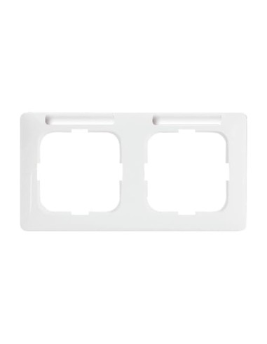 1732 NSKA-214^RAMKA 2-KROTNA Z OKIENKIEM I POLEM OPISOWYM POZIOMY-REFLEX-BIAŁY ALPEJSKI