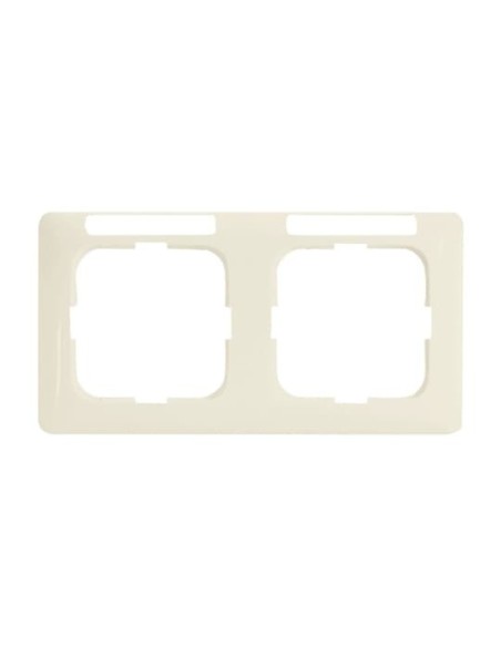 1732 NSKA-212^RAMKA 2-KROTNA Z OKIENKIEM I POLEM OPISOWYM POZIOMY-BUSCH-DURO LINEAR-KOŚĆ SŁONIOWA