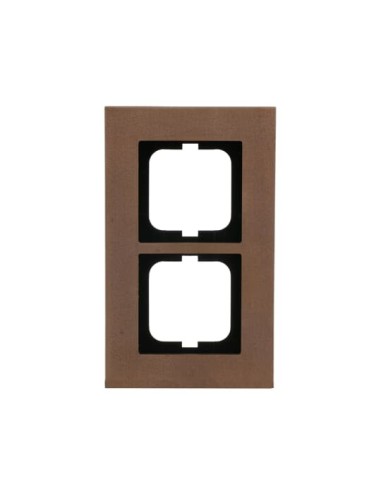 1722-821  ramka 2-krotna  Carat Brąz