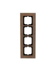 1724-821  ramka 4-krotna  Carat Brąz