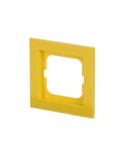 1721-285  ramka 1-krotna  Busch-axcent żółty