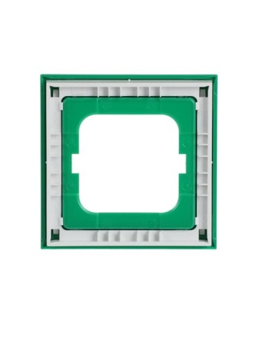 1721-286  ramka 1-krotna  Busch-axcent zielony