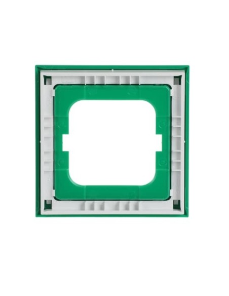 1721-286  ramka 1-krotna  Busch-axcent zielony