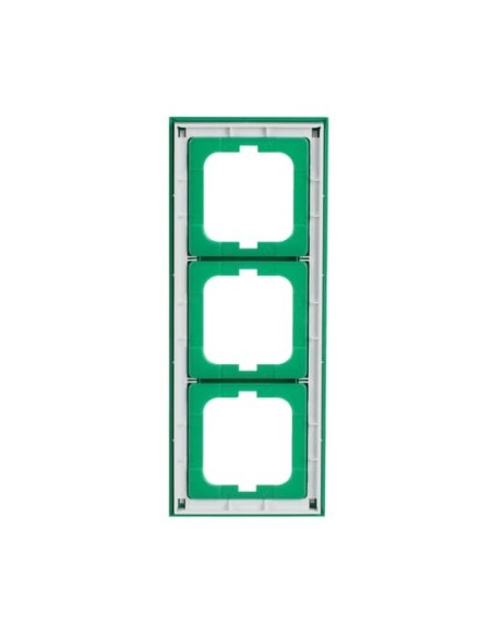 1723-286  ramka 3-krotna  Busch-axcent zielony