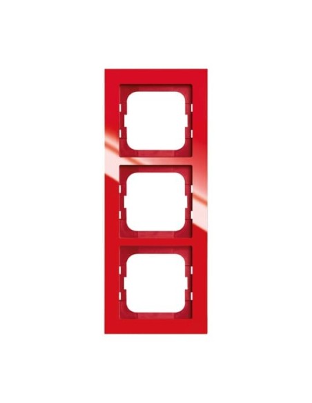 1723-287  ramka 3-krotna  Busch-axcent czerwony