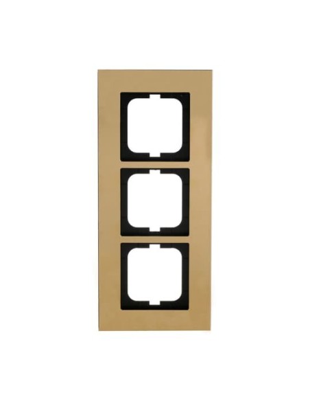 1723-823-101  ramka 3-krotna  Carat Złoty