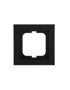 1721-281  ramka 1-krotna  Busch-axcent czarny