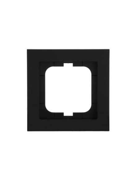 1721-281  ramka 1-krotna  Busch-axcent czarny