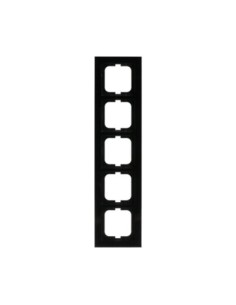 1725-281  ramka 5-krotna  Busch-axcent czarny