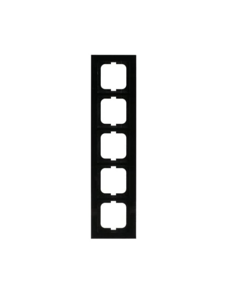 1725-281  ramka 5-krotna  Busch-axcent czarny