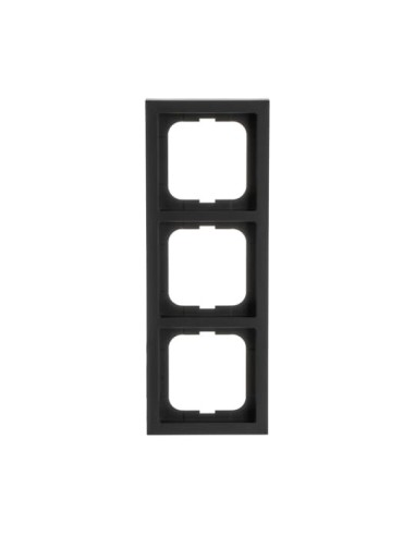 1723-885K^RAMKA 3-KROTNA -FUTURE-CZARNY MATOWY