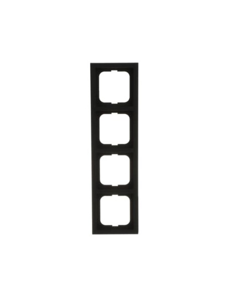 1724-885K^RAMKA 4-KROTNA -FUTURE-CZARNY MATOWY