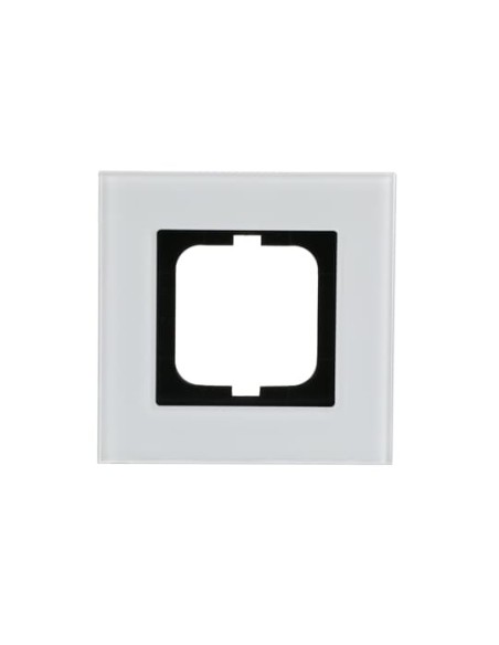 1721-811  ramka 1-krotna  Carat Białe szkło