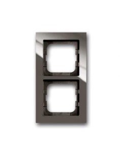 1722-291-500  ramka 2-krotna  Busch-axcent szary entree