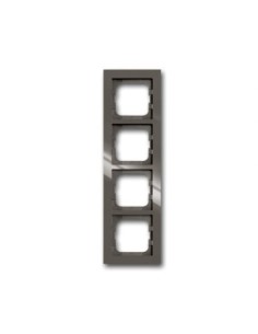 1724-291-500  ramka 4-krotna  Busch-axcent szary entree