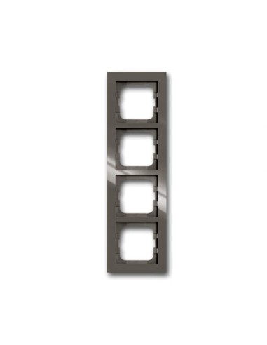 1724-291-500  ramka 4-krotna  Busch-axcent szary entree