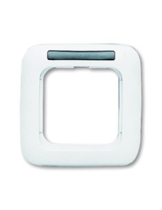 1721 NS-214-500^RAMKA 1-KROTNA Z OKIENKIEM I POLEM OPISOWYM POZIOMY-REFLEX-BIAŁY ALPEJSKI