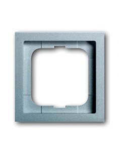 1721-183K-500^RAMKA 1-KROTNA -FUTURE-ALUMINIOWO SREBRNY