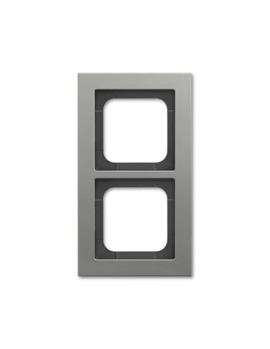1722-270-500  ramka 2-krotna  Busch-axcent platyna