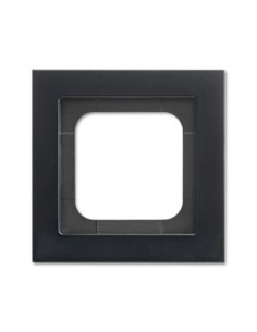 1721-275-500  ramka 1-krotna  Busch-axcent czarny matowy