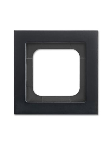 1721-275-500  ramka 1-krotna  Busch-axcent czarny matowy