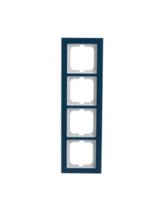 1724-228  ramka 4-krotna  Busch-axcent oszklony ocean