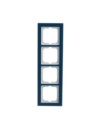 1724-228  ramka 4-krotna  Busch-axcent oszklony ocean