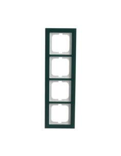 1724-226  ramka 4-krotna  Busch-axcent oszklone awokado