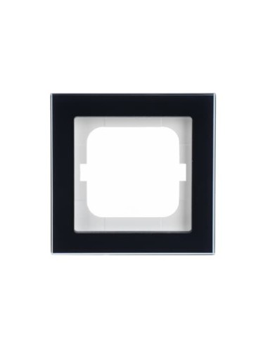 1721-223  ramka 1-krotna  Busch-axcent szklisty fiolet