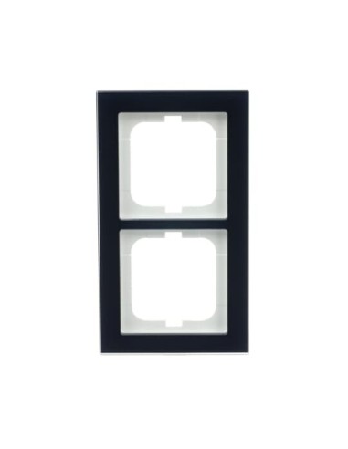 1722-223  ramka 2-krotna  Busch-axcent szklisty fiolet