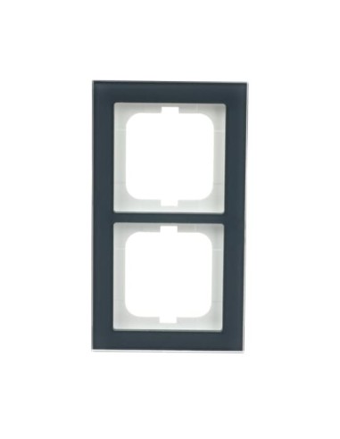 1722-229  ramka 2-krotna  Busch-axcent szklista ostryga