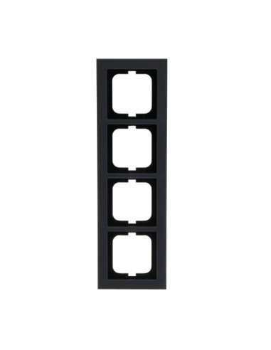 1724-248  ramka 4-krotna  Busch-axcent granatowy papier