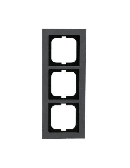 1723-298  ramka 3-krotna  Busch-axcent szarość betonu