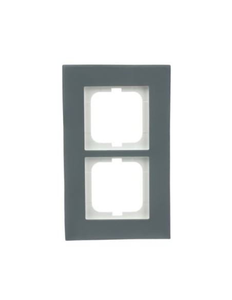 1722-815  ramka 2-krotna  Carat Porcelana antracytowa