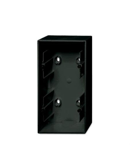 1702-95-507^ADAPTER NADTYNKOWY 2-KROTNY OBUDOWA DO MECHANIZMÓW I POKRYW Z RAMKAMI.  Basic55 czarny château